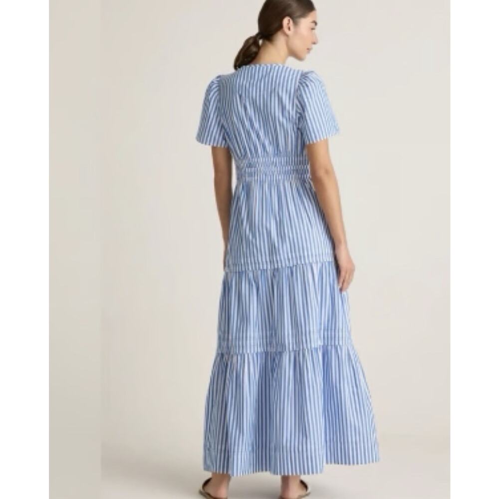 Quince Blue and White Striped Maxi Dress - Picture 2 of 13